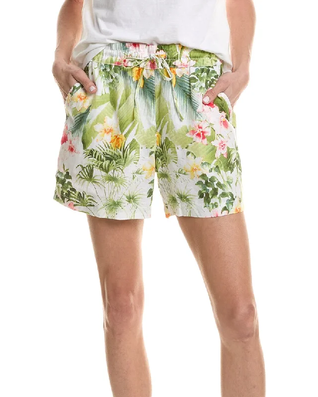 Tommy Bahama Flora Riviera High-Rise Linen Easy Short