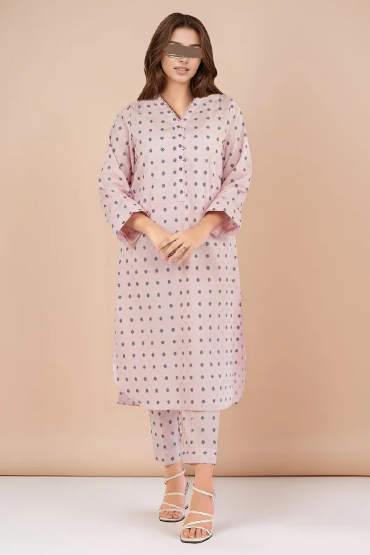 Cotton Jacquard Stitched 2 Piece (Shirt/Trouser)