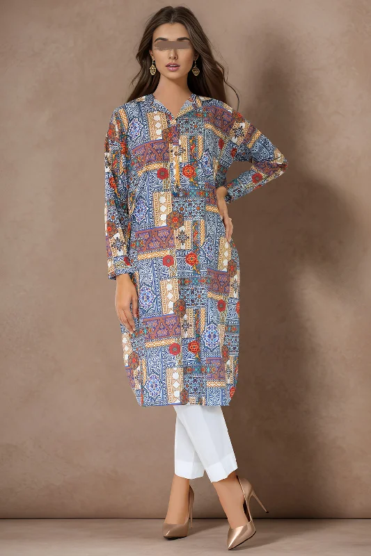 Printed Lawn Stitched Shirt