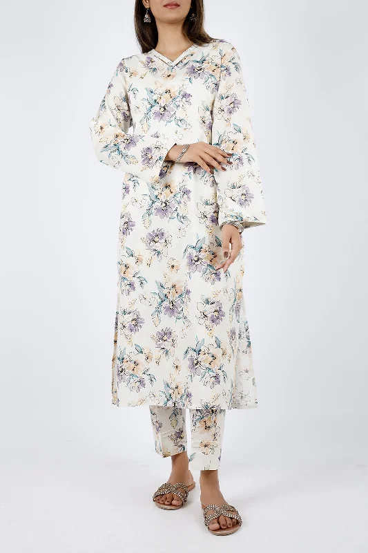 Printed Lawn Stitched 2 Piece (Shirt/Trouser)