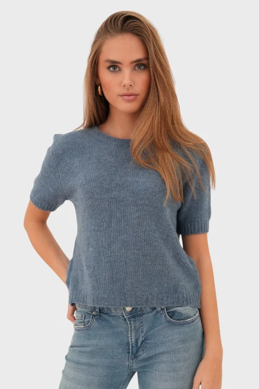 "Stella" sweater blue