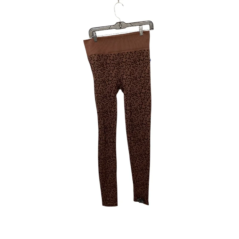 Pants Leggings By Wonderly In Animal Print, Size: L