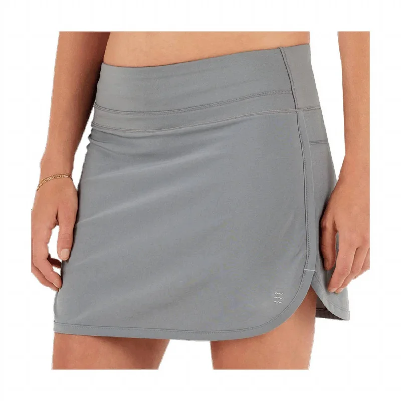 Bamboo-Lined Breeze Skort In Slate