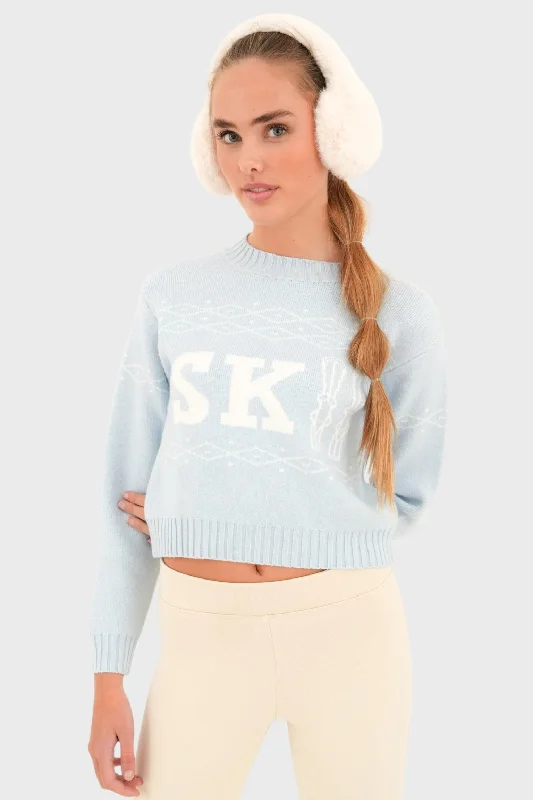 "Apres ski" sweater blue