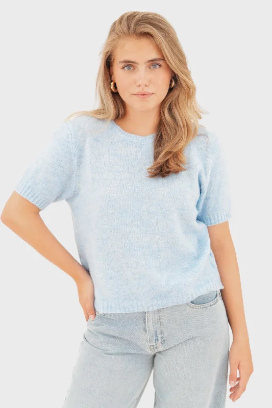 "Stella" sweater light blue