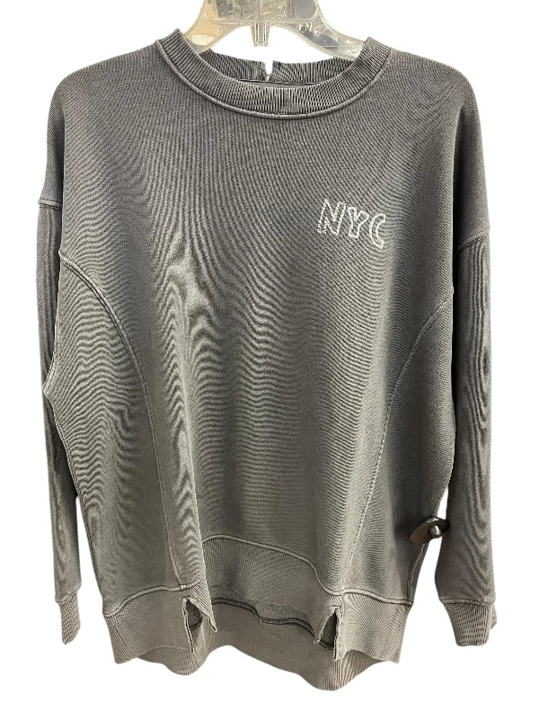 Sweatshirt Crewneck By Aerie In Grey, Size: Xs