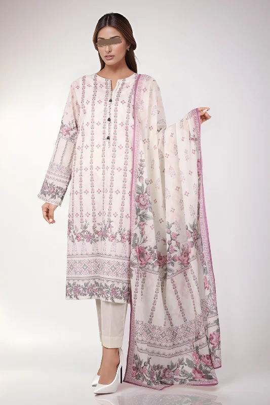 Printed Lawn Stitched 3 Piece