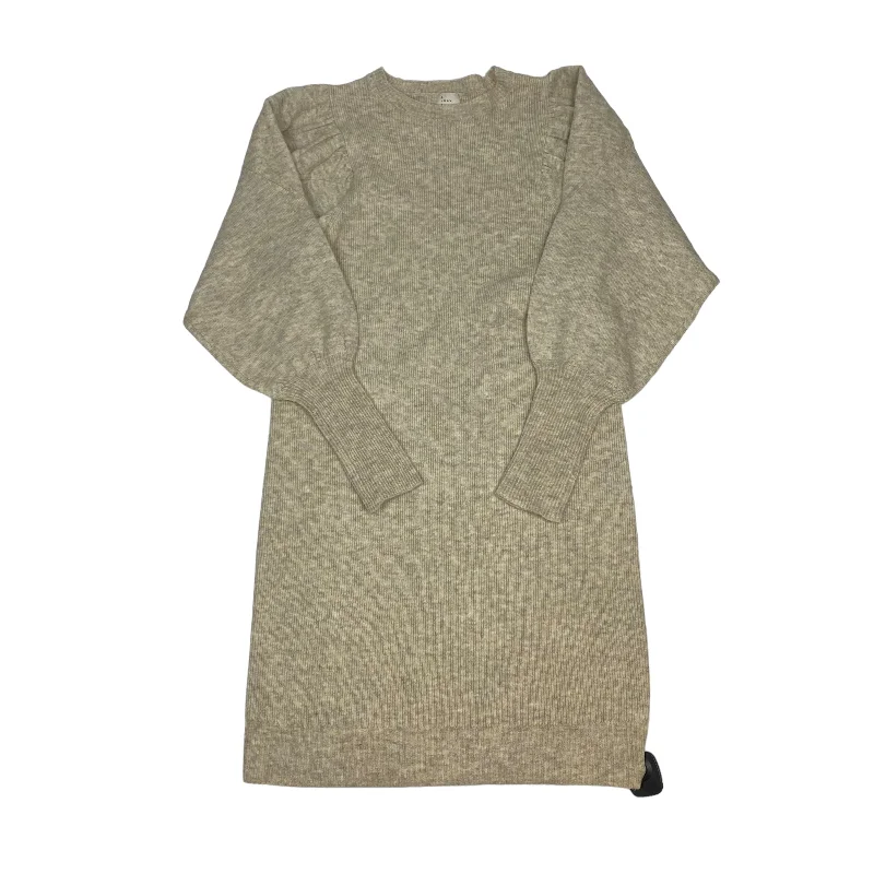 Dress Sweater By A New Day In Tan, Size: Xs