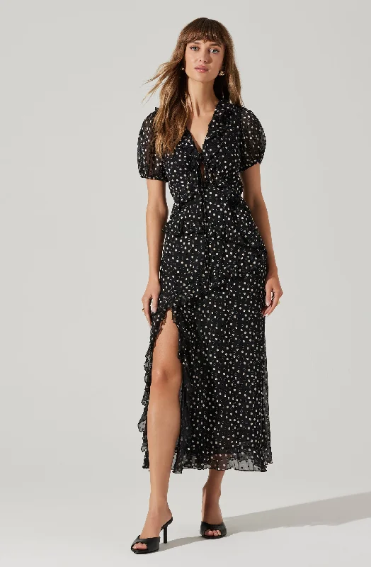 Bennet Polka Dot Midi Dress