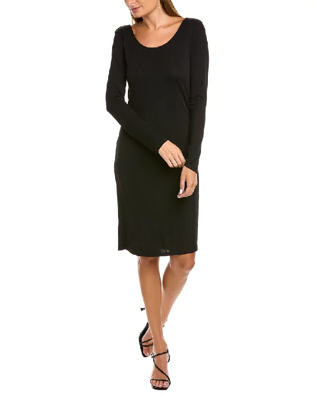 Josie Natori Drape Back Midi Dress