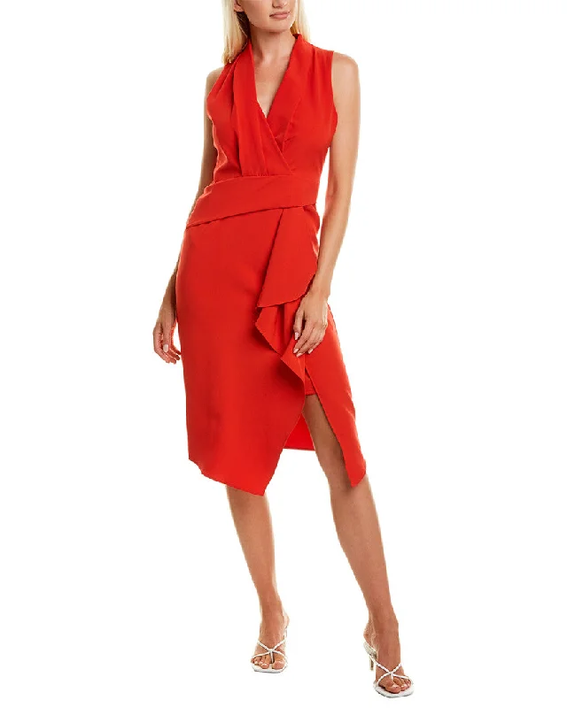 Taylor Asymmetrical Midi Dress