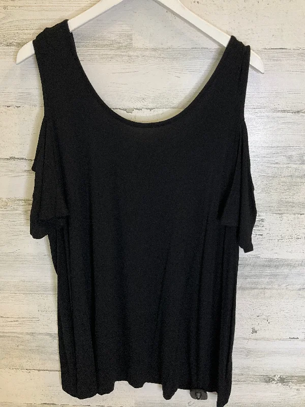 Black Top Short Sleeve Lane Bryant, Size 2x