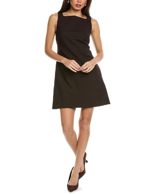 Theory Tai Wool-Blend Mini Dress