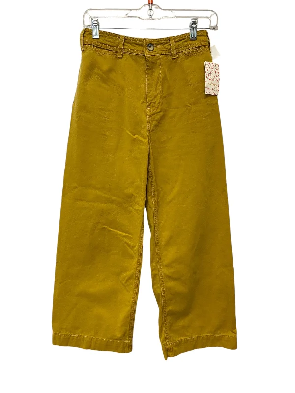 Jeans Flared By We The Free In Yellow Denim, Size: 26