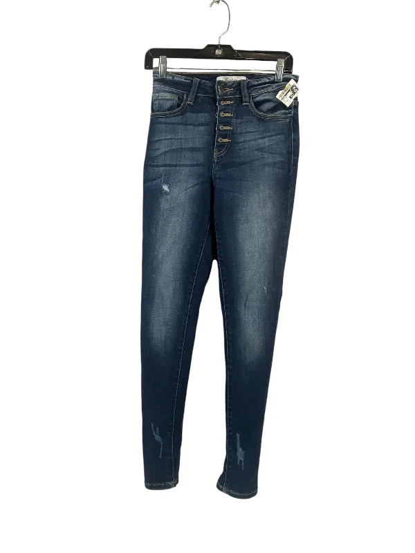 Jeans Skinny By Kancan In Blue Denim, Size: 26