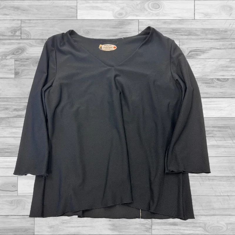 Top 3/4 Sleeve Basic By Spanx In Black, Size: L