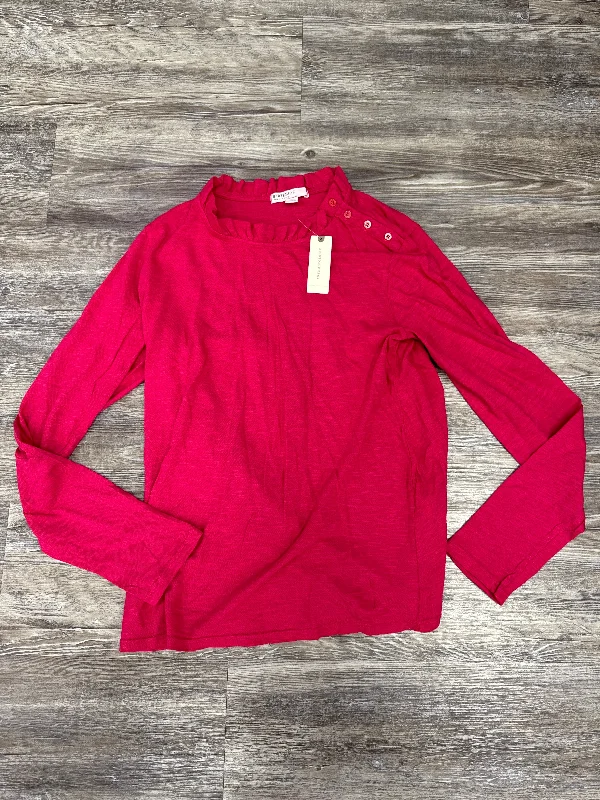 Top Long Sleeve By Stateside In Pink, Size: M