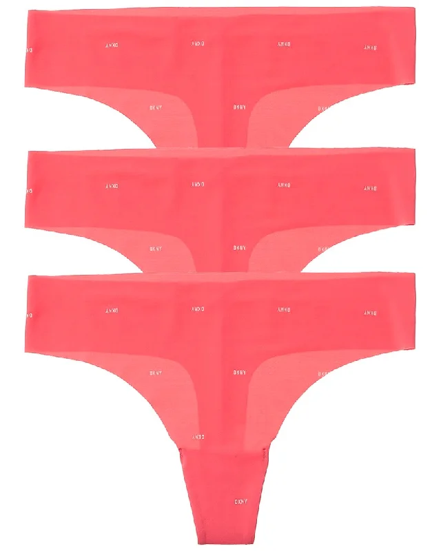 DKNY 3pk Litewear Cut Anywhere Thong