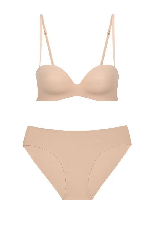 Essential Strapless Bra and Uniq Brief Set