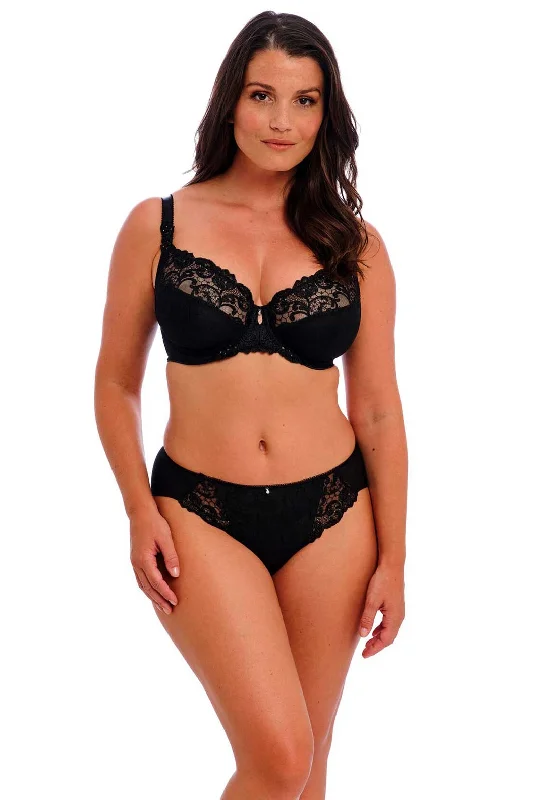 Fantasie Portia Lace Side Support Underwire Bra, Black