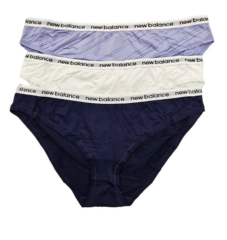 Women's 3-Pack Performance Underwear Eversoft Hipster In Print/white/pigment