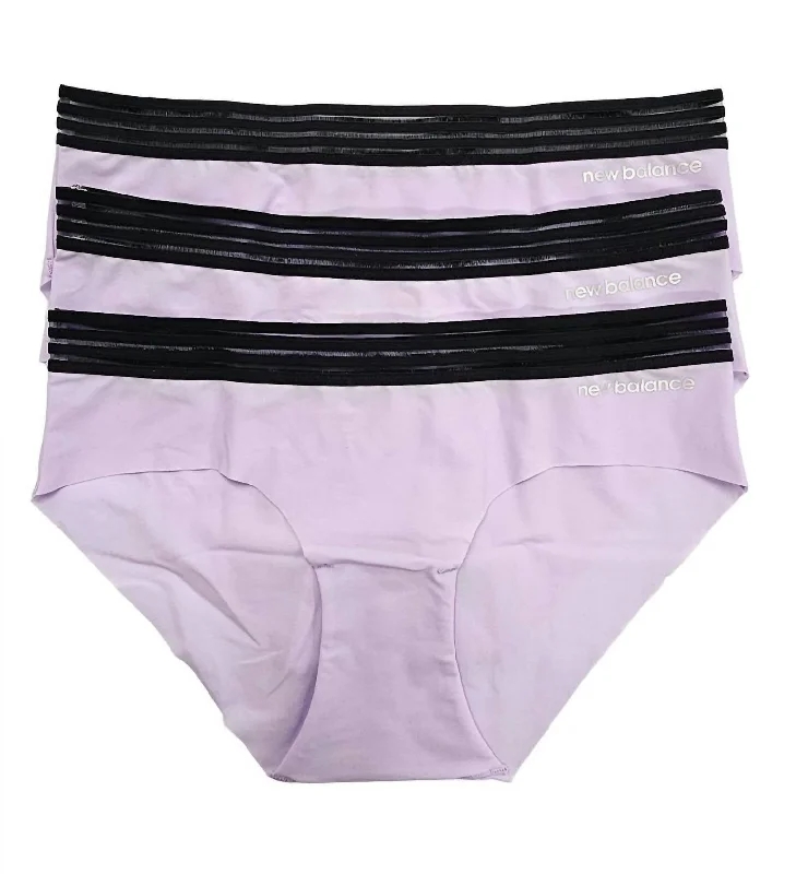 Women's 3-Pack Performance Underwear Spacer Hipster In Violet/violet/violet