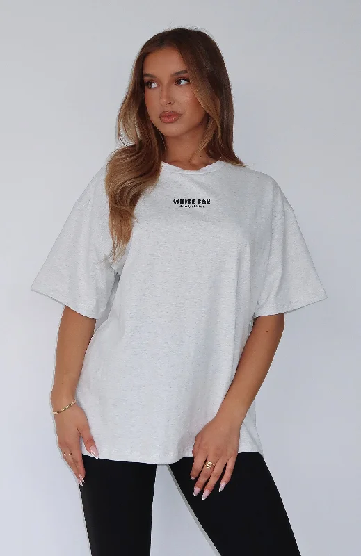 All I've Got Oversized Tee Grey Marle