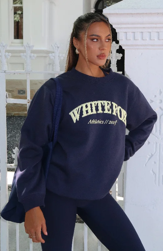 Athletics Era Oversized Sweater Navy