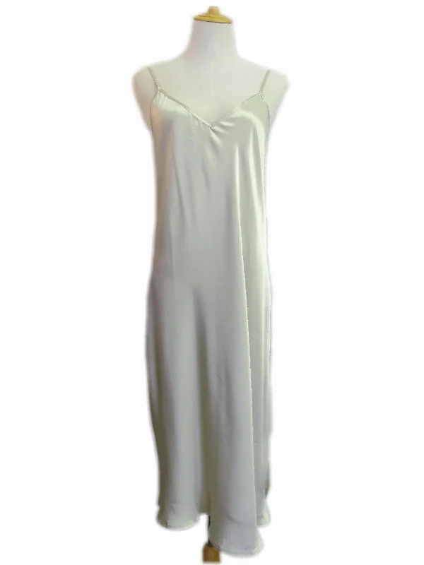 Shoe String Slip Nightdress - Winter White