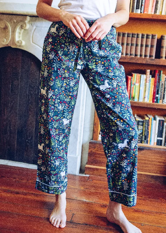 Unicorn's Garden - PJ Pants - Indigo