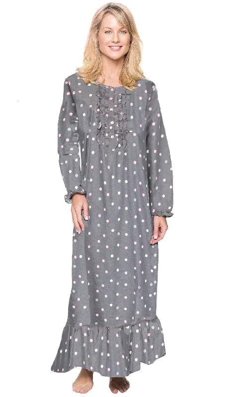 Women's Premium Flannel Long Gown